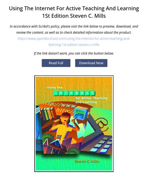Using The Internet For Active Teaching and Learning