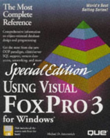 Using Visual Foxpro 3.0 for Windows/Book and Disk