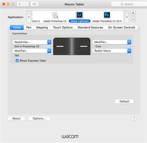 Using Wacom Tablets with Lightroom