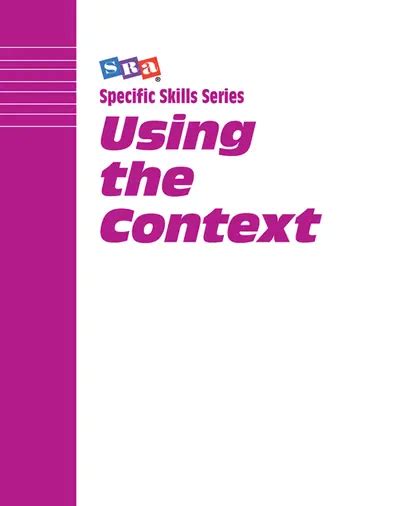 Using the Context: Level B (Specific Skills Series)