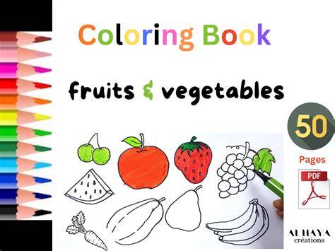 VEGETABLE COLOURING BOOK