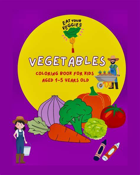 VEGGIES Coloring Book