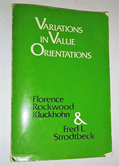 Variations in value orientations