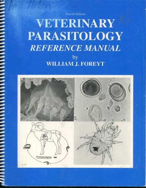 Veterinary Parasitology Reference Manual
