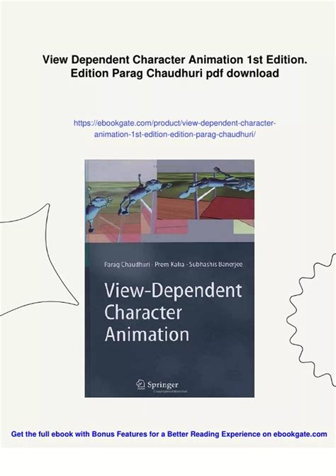 View-Dependent Character Animation
