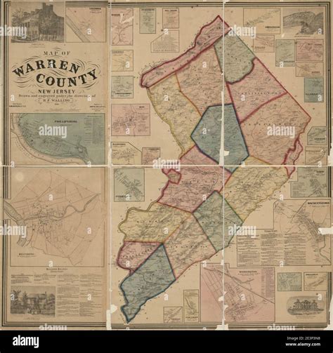 Warren County, Nj Map
