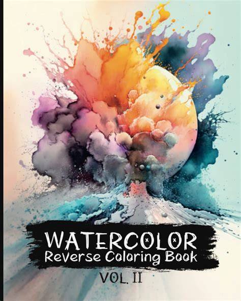 Watercolor Whimsy: Reverse Color Therapy
