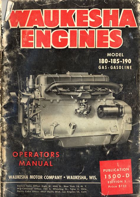 Waukesha Engine Operators Manual