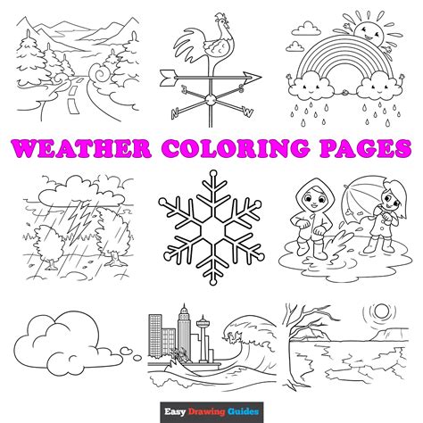Weather Coloring Book
