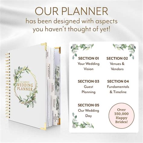 Wedding: Visualization Journal and Planner Undated