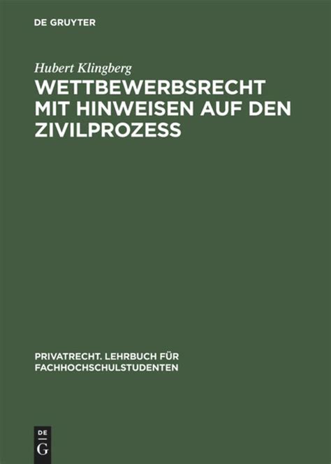 Wettbewerbsrecht
