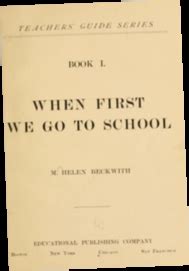 When First We Go to School