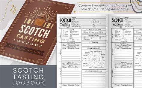 Whisky Tasting Journal and Notebook: Scotch