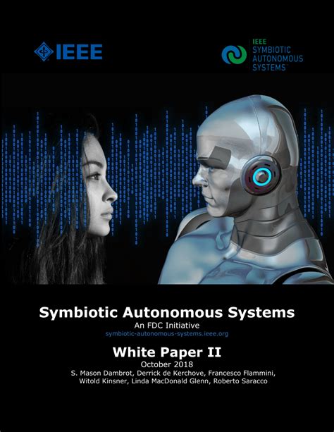White Paper on Symbiotic Autonomous Systems