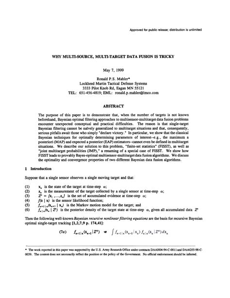 Why Multi-Source, Multi-Target Data Fusion is Tricky
