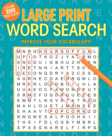 Winter Word Search Large Print