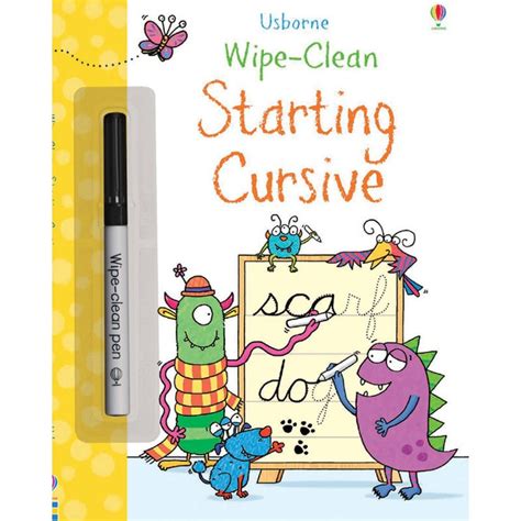 Wipe-Clean Starting Cursive