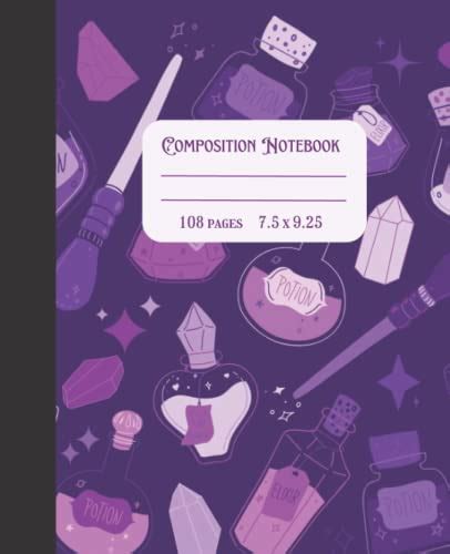 Wizard Notebook: Magic Composition Notebook for Witches