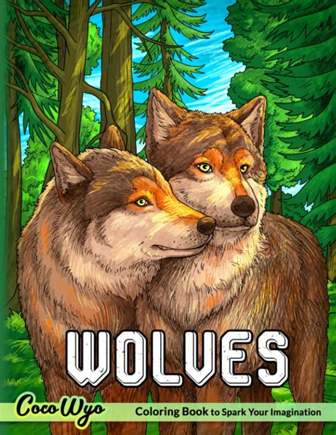 Wolves Coloring Book
