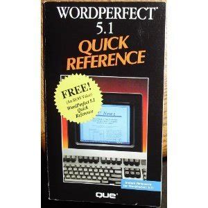Wordperfect Quick Reference