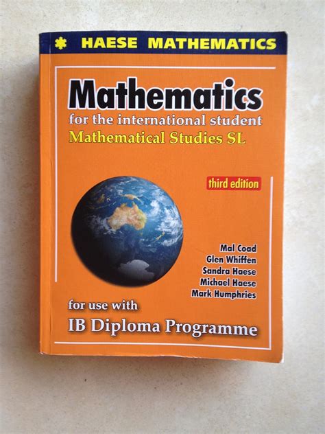 Workbook - IB Diploma Math SL Studies