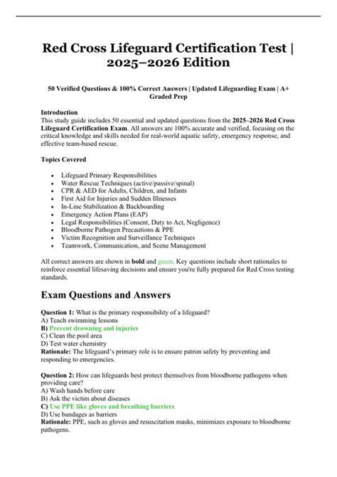 Wyoming Lifeguard Exam, Lifesaver Test Prep, Study Guide
