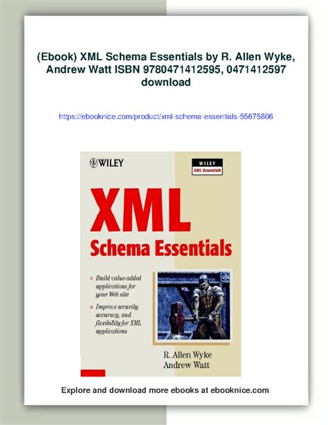 XML Schema Essentials