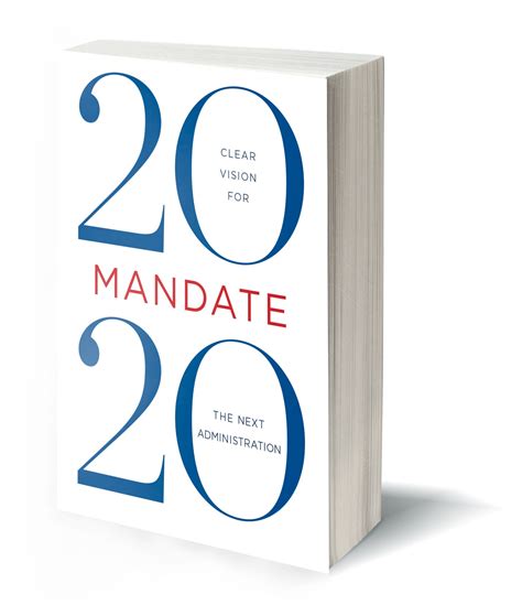 YOU HAVE A MANDATE