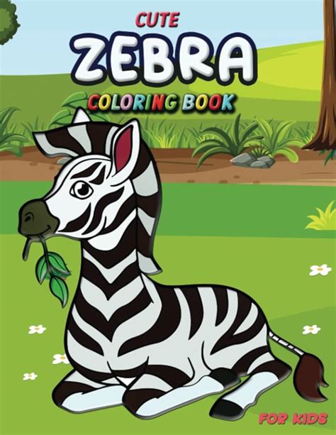 Zebra Zen: A Zebra Coloring Adventure