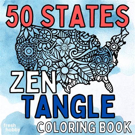Zen Tangle Coloring - GRIZZLIES: Coloring Book -
