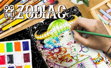 Zodiac Coloring Book