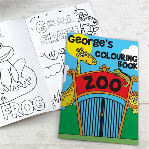 Zoo Colouring book - A B C Paperback
