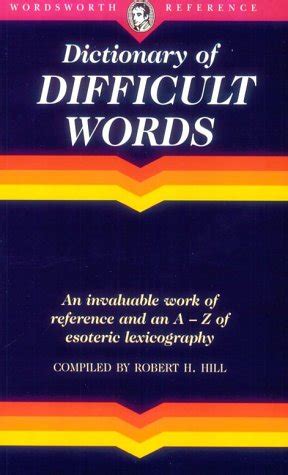 concise difficult word dictionary (hardcover)
