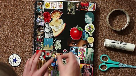 cute notebook for collage: notebook