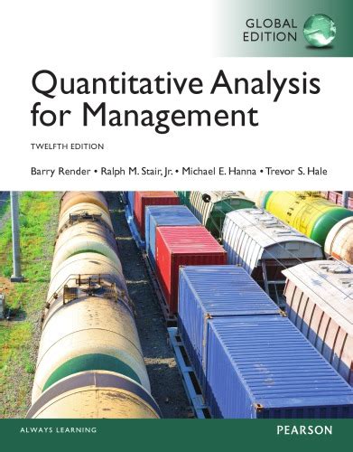 logistics management, quantitative analysis