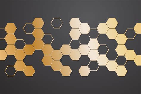 rose gold hexagon pattern