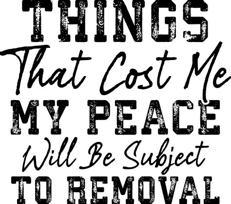 wHAT MY PEACE COST ME.