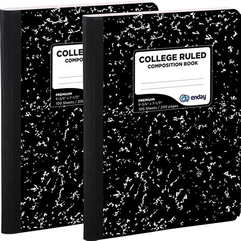 write. College-ruled Notebook