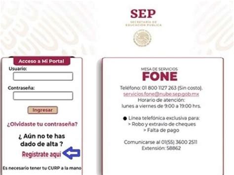 Https Miportal Fone Sep Gob Mx