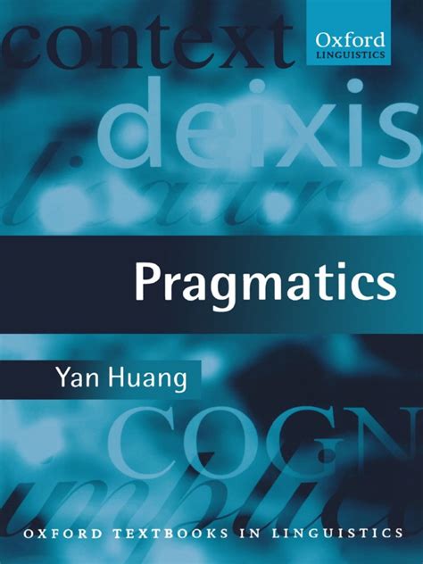 huang 2007 pragmatics pdf