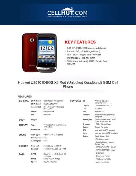Read Online Huawei U8510 1 User Guide 