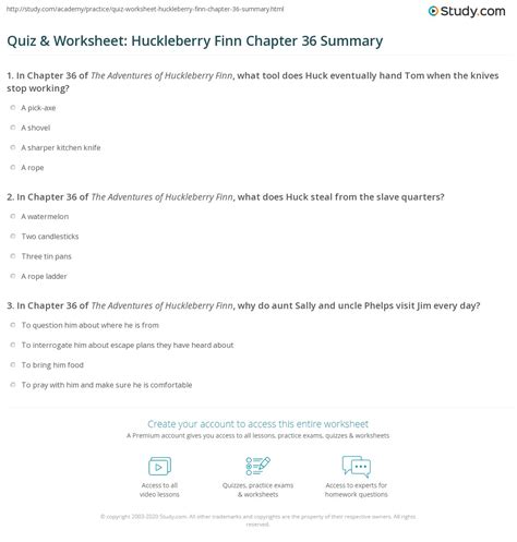 Huckleberry Finn Chapter 36 Summary