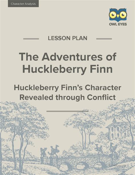 Huckleberry Finn Character Analysis Lesson Plan Owl Eyes Charting Huck S Adventures Worksheet Answers - Charting Huck's Adventures Worksheet Answers
