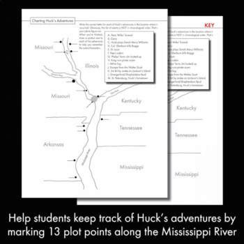 Huckleberry Finn Review Activity Chart Huck Finn X27 Charting Huck S Adventures Worksheet Answers - Charting Huck's Adventures Worksheet Answers
