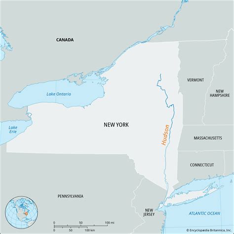 Hudson River On Us Map