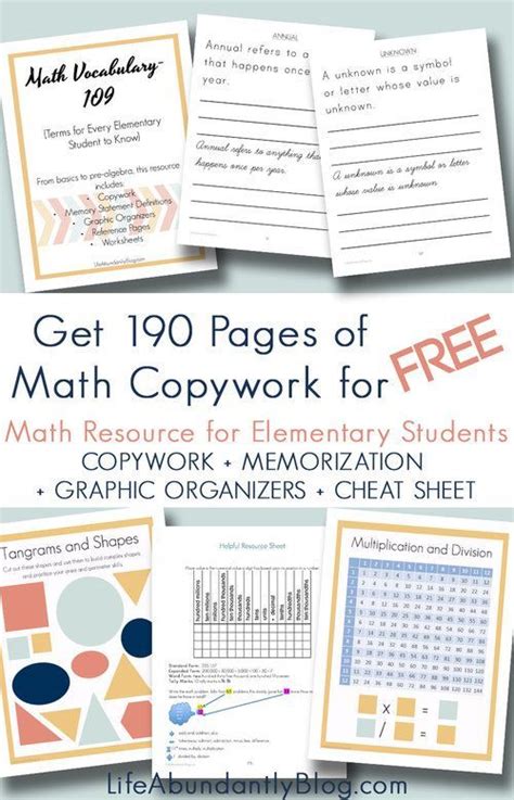 Huge Elementary Math Copywork Workbook And How To Elementary Math Workbooks - Elementary Math Workbooks