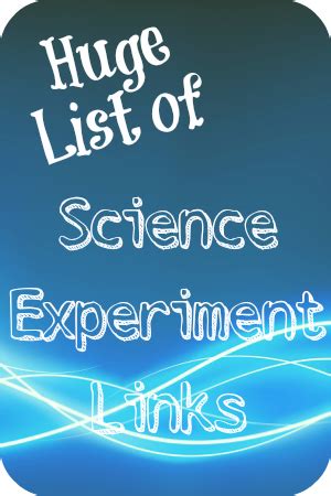 Huge List Of Science Experiment Links Daily Deals Science Bob Experiments - Science Bob Experiments