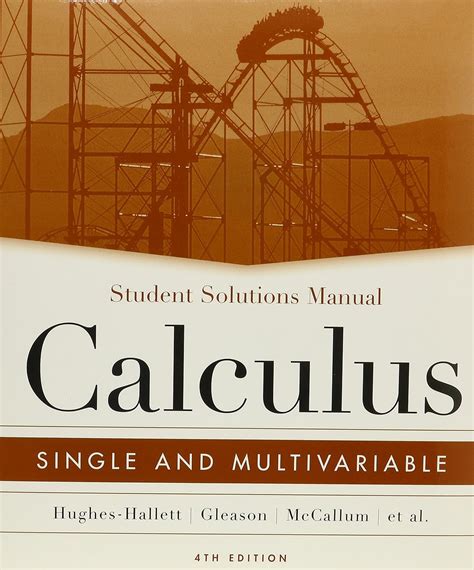 Download Hughes Hallett Multivariable Calculus Solutions Manual 