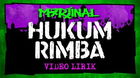 HUKUM RIMBA LIRIK - TUTORIAL KENTRUNG LENGKAP HUKUM RIMBA