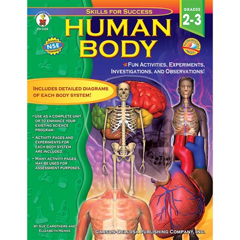 Human Body Grades 2 3 Fun Activities Experiments Investigations And Observations Skills For Success